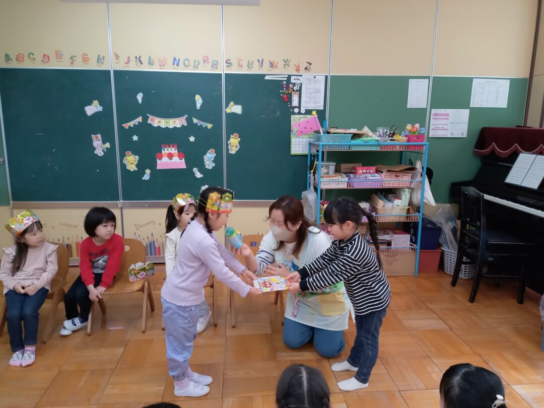 4月生まれの誕生会がありました🎂